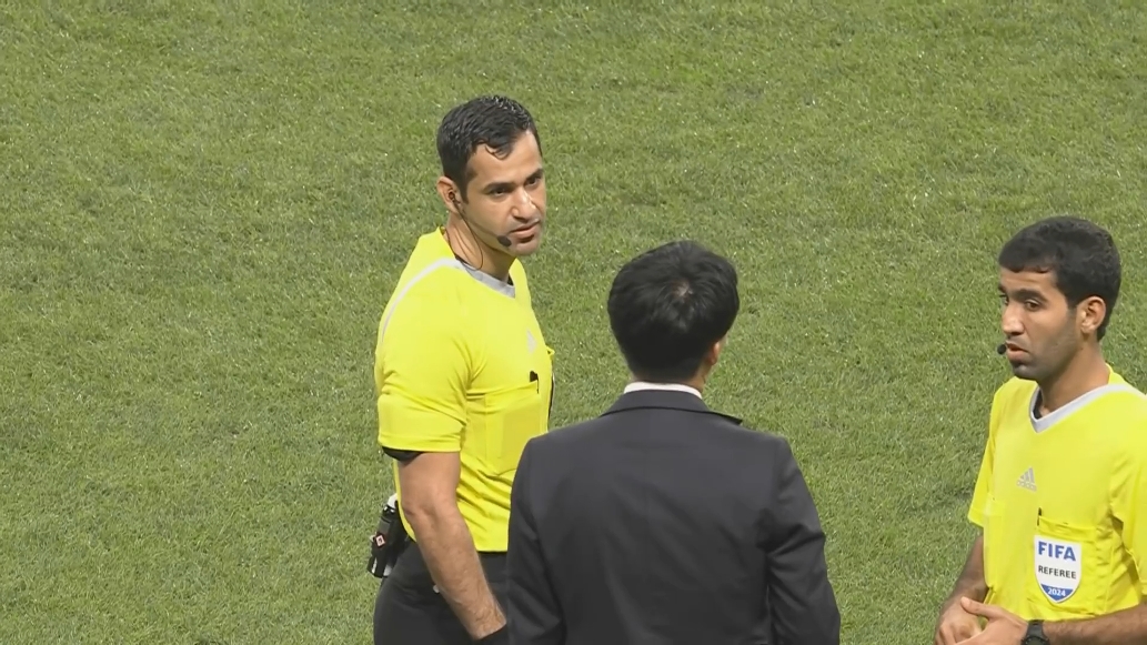  賈西姆執法亞冠海港客戰神戶勝利船，此前主哨國足0-7日本